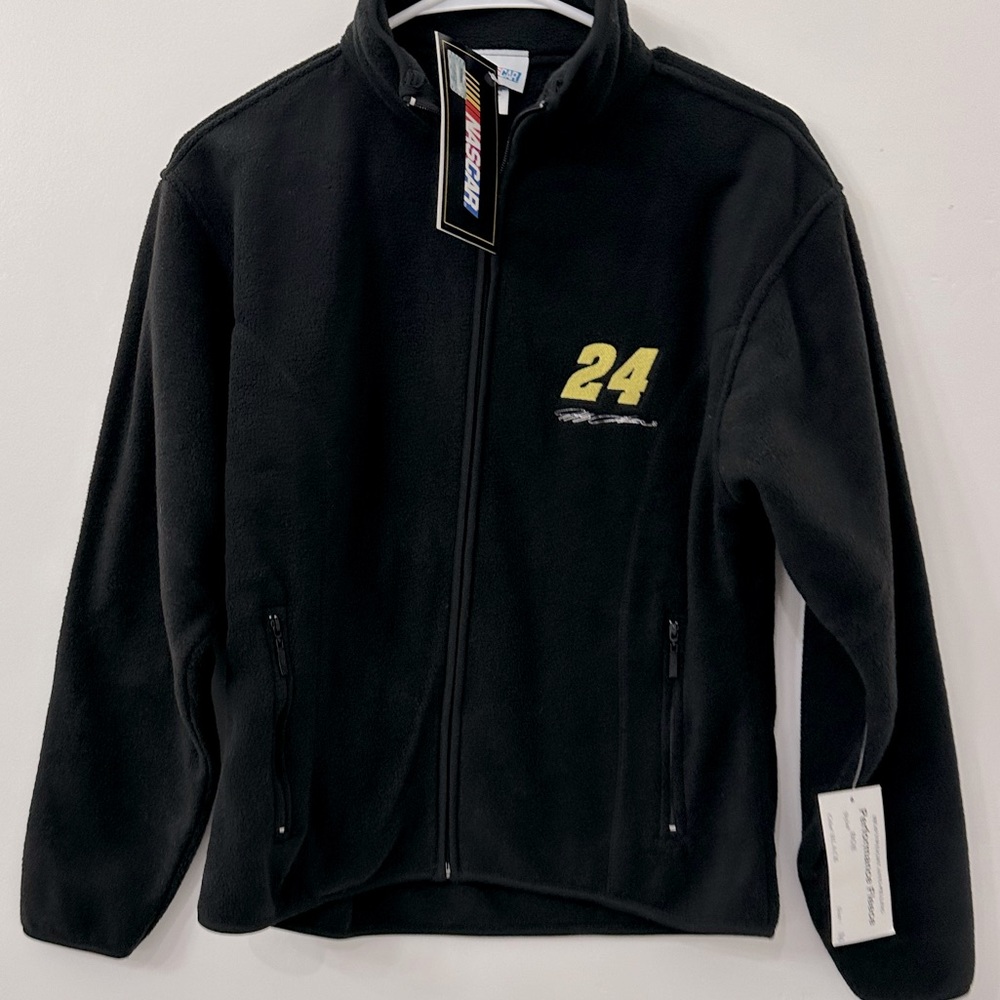 Nascar Jacket Women’s  #24 Nascar Racing Pullover Full
Zip Fleece SZ Medium NWT